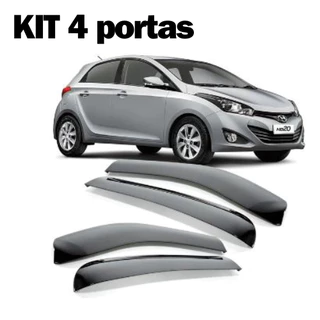 Calha De Chuva Defletor Hyundai HB20 Hatch Sedan 2013 A 2019 4 Portas