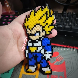 ímã / totem Vegeta do Dragon Ball em Pixel Artq