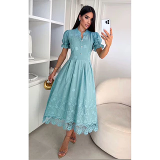 Vestido Laiser,Moda Evangélica