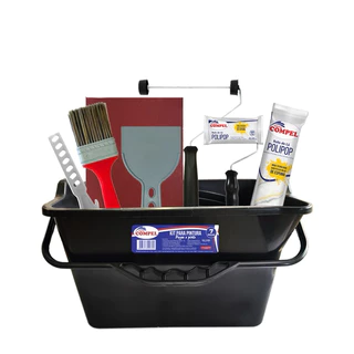 Kit P/ Pintura Pegue e Pinte Completo 7 Peças - Compel