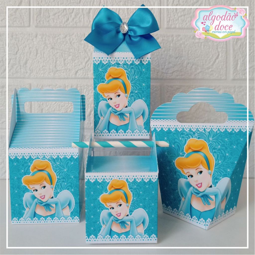 Personalizados Cinderela - Kit lembrancinhas para festa infantil ...