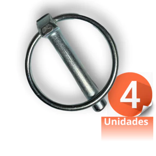 Quebra Dedo Chaveta Pino Trava 5x16 x 1.3/4 - 5x50mm - 4 Unidades/10 Unidades