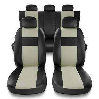 Capa de Banco Estofado Couro Automotivo Nissan March Tiida Sentra Versa Livina Frontier Kicks