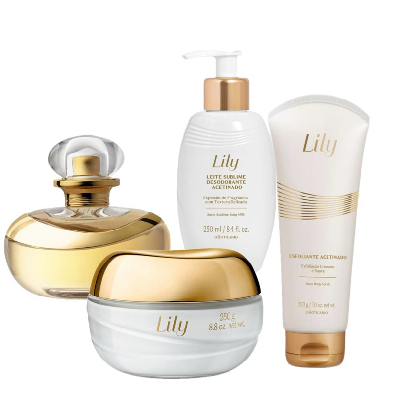 Kit Presente Lily Especial (4 Itens) | Shopee Brasil