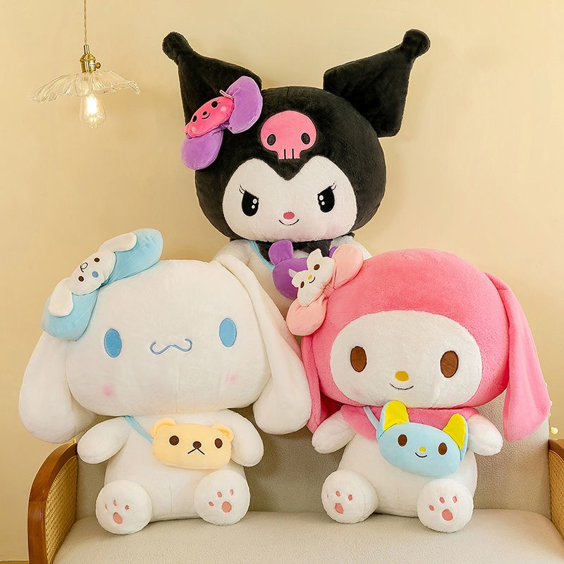 Boneca De Pelúcia My Melody Pelúcia Kuromi Sanrio Hello Kitty Melody Cinnamoroll