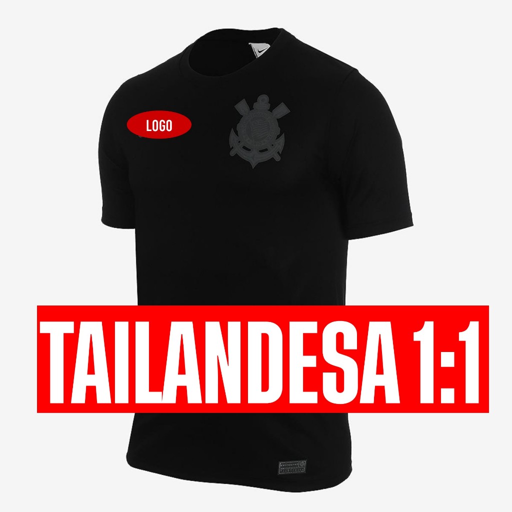Camisa de Time - Timão Preta 2024/2025 - Pronta Entrega