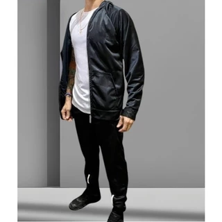CONJUNTO 3 PEÇAS JAQUETA + CALÇA+ CAMISA MASCULINO CHIMPA COM LOGGO REFLETIVEL / KIT ESPORTIVO E CASUAL ENVIO RÁPIDO PARA TODO BRASIL