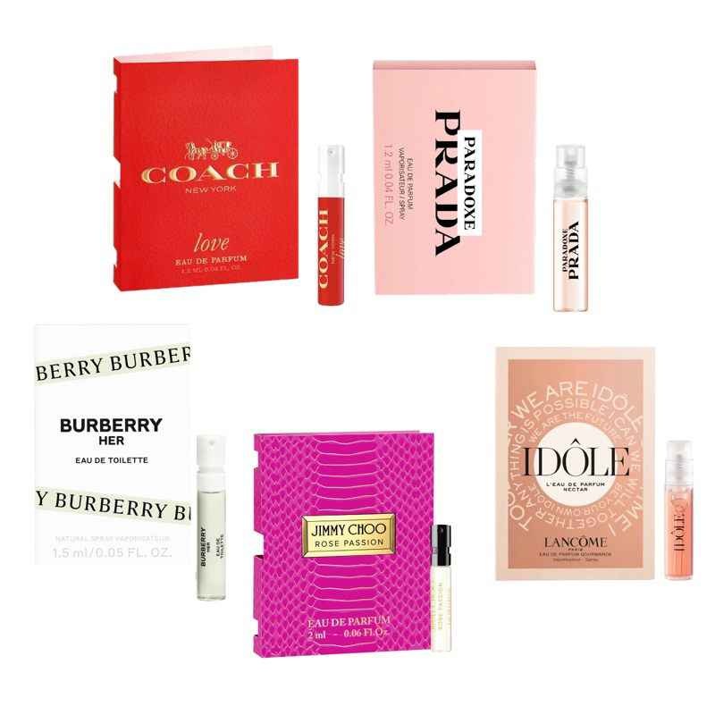 Lista 2 - Fragrâncias Femininas 1 ml - 2 ml