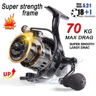 90kg Maximum Carretel De Pesca De Resistência , 18 1BB 5 ; 2 1Metal Isca（ Mão Esquerda Para A Direita）