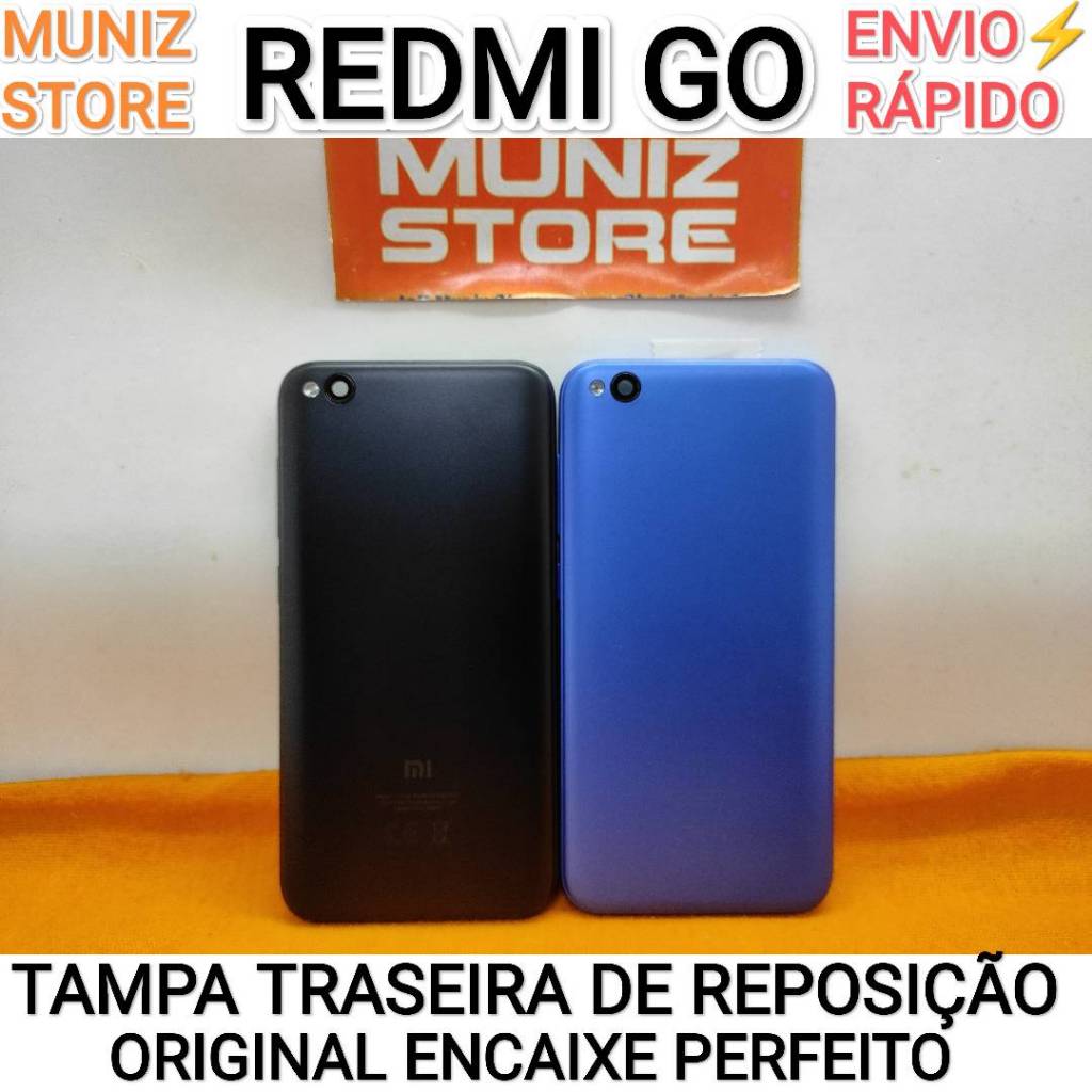 Tampa Redmi Go Traseira Xiaomi 100% Original Carcaça Com Botões Volume ...