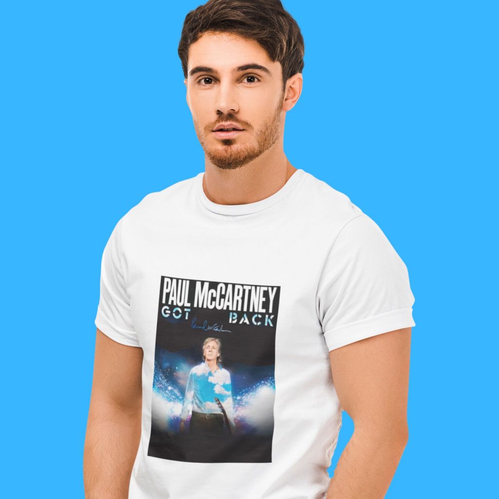 Paul McCartney The Beatles Tシャツ M Camiseta Paul McCartney The Beatles Unissex Mccartney Rock