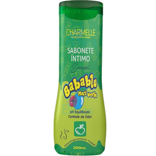 Sabonete Líquido Íntimo Babablu Maçã Verde Charmelle