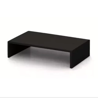 Suporte Para Monitor MDF Preto Telas Moveis Escritório Base Ergonomico