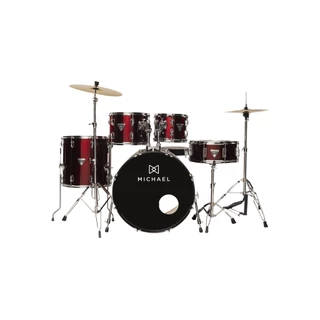 Bateria Acústica Dmt222 Michael Trinity Wine Red