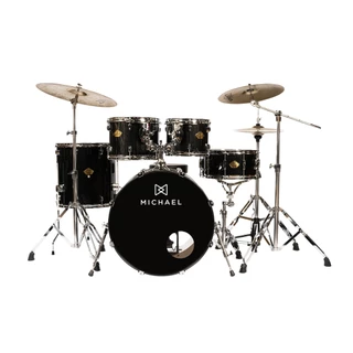 Bateria Michael Legacy Acústica Dml422 Sparkle Black