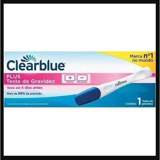 Teste de Gravidez Clearblue PLUS Deteccao Rapida 1unidade Shopee Brasil
