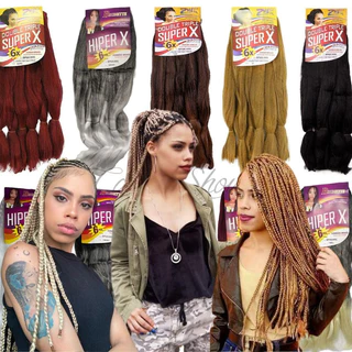 Jumbo Jumbão Tranças Box Braid MEGAX/HIPERX/SUPERX Fibra Especial 400g