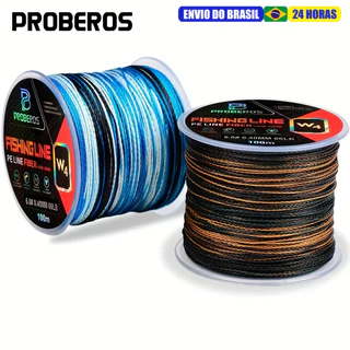 Linha Multifilamento camuflada 100 Metros PROBEROS