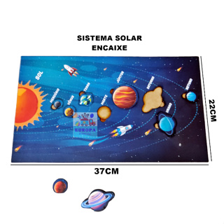 Quebra Cabeça Sistema Solar e Outros Modelo em Promoção na Shopee