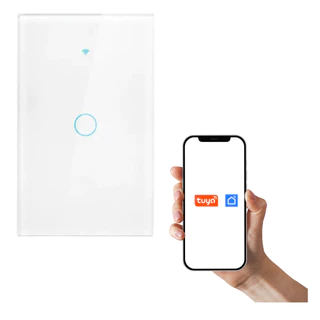 Interruptor Inteligente Wi-fi 1 Botões compativel com Alexa, Google Home - Fácil instalação