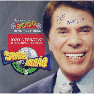 CD-ROM: Jogo Interativo de Perguntas e Respostas Show do Milhão - Volume 3 (Silvio Santos, SBT)