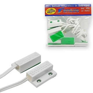 Kit 5 Sensor Magnetico de Alarme Para Portas e Janelas