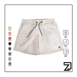 Bermuda Short Masculina Moletinho Casual Adulto