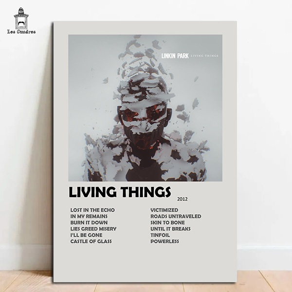 Quadro Placa Decorativa Linkin Park From Zero em MDF 28x20cm