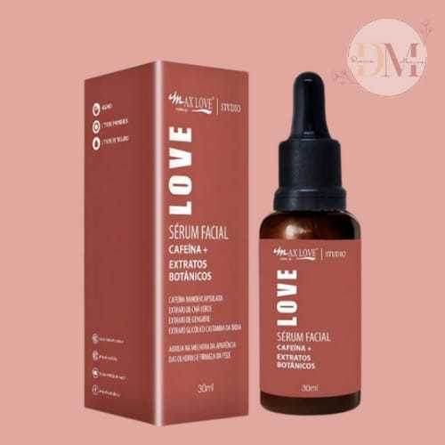 Sérum Facial Cafeína + Extratos Botânicos Max Love | Shopee Brasil