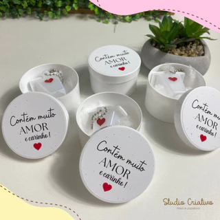 Pote de Memorias + chaveiro monoculo personalizado com foto ou frase