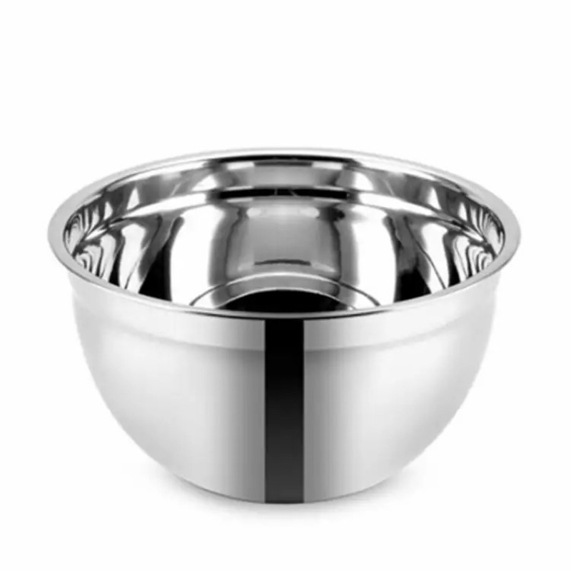 Tigela inox mixing bowl em aço inox 28 cm envio imediato