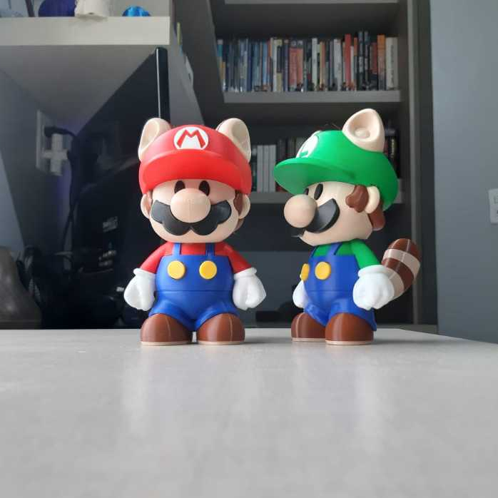 Super Mario Raccoon Suit - Impressão 3D | Shopee Brasil