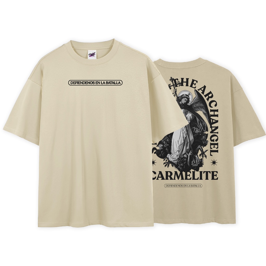 Camiseta Oversized St Michael The Archangel Carmelite Diendenos En