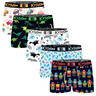Kit 10 Cueca Infantil Box Cuecas Boxer