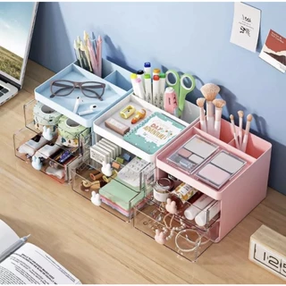 Organizador Mesa Coelho Porta Treco Caneta Gaveta/Maquiagem Escritório Multiuso Coelho