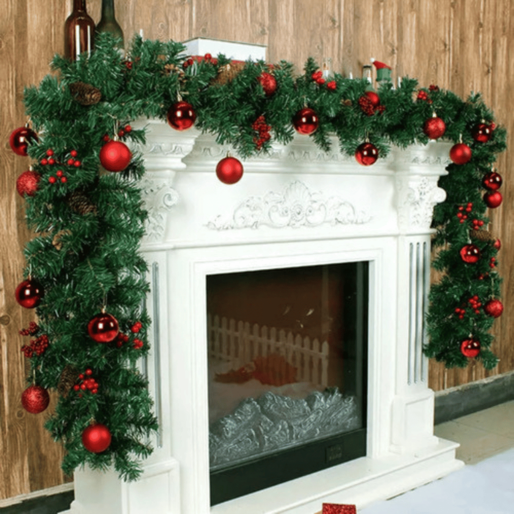 Festão Aramado Grosso Flexível Natal Luxo 270cm Galhos Varal | Shopee ...