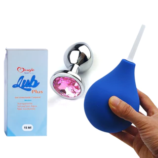 Ducha Íntma Xuca 89 Ml chuca Plug Anal Metálico Lubrificante Intimo Casal