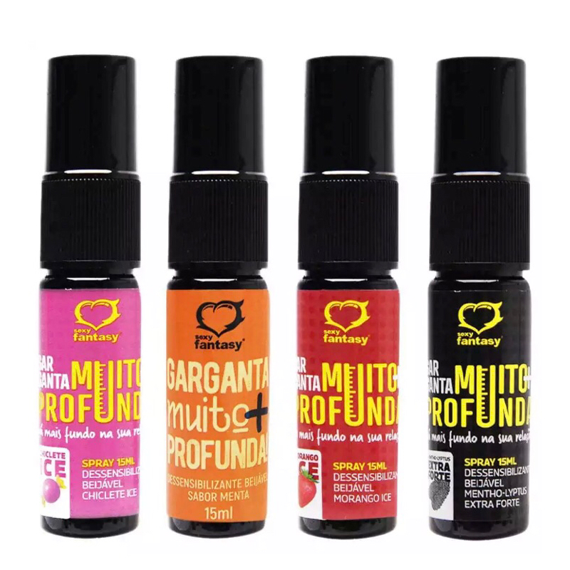 Garganta Muito + Profunda Spray 15 ml Sexy Fantasy Unissex - Sex Shop