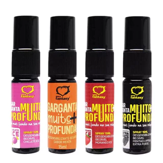 Garganta Muito + Profunda Spray 15 ml Sexy Fantasy Unissex - Sex Shop