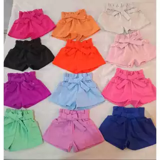 Alfaiataria short Meninas 4 ao 10