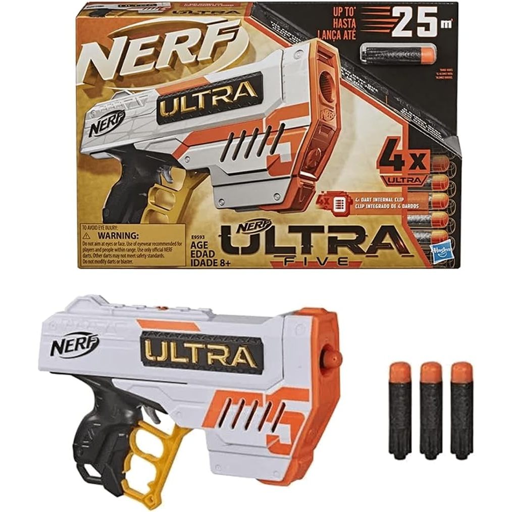 Lançador de Dardo Nerf Ultra Five E9593 - Hasbro | Shopee Brasil