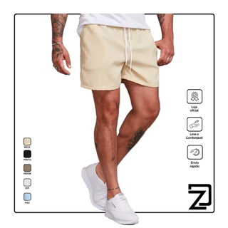 Shorts Linho Bermuda Masculina Colorido