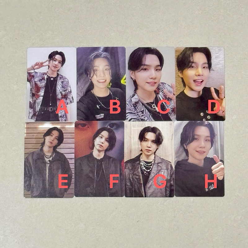 OFICIAIS BTS SUGA AGUSTD D-DAY TOUR DVD PHOTOCARD ② - Melhora o Preço