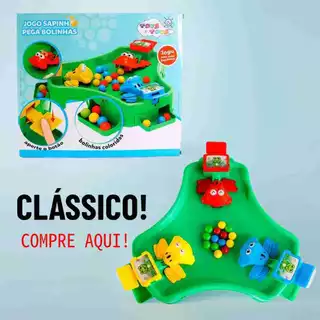 Brinquedo Jogo Sapinho Pega Bolinhas Toys&Toys