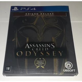 Assassin's Creed: Odyssey - Edição Deluxe (Nacional) | Jogo P.S.4 | Original | Usado | ÁUDIO E LEGENDAS EM PORTUGUÊS |