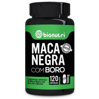 Maca Negra Com Boro 120 Capaulas 500Mg
