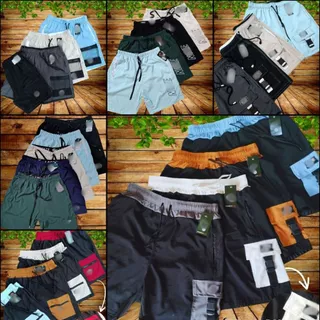 kit com 10 bermudas tactel elastano short masculino premium