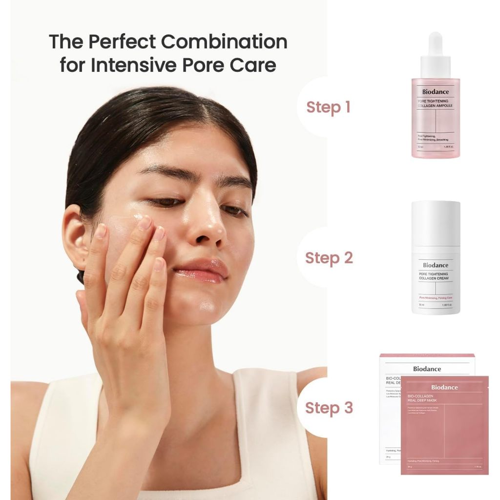 Máscara facial Bio-Collagen Real Deep Mask Biodance – 34g | Shopee