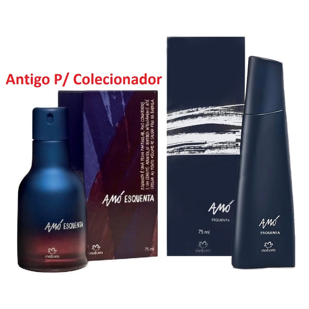 1 Colonia Natura Amo Esquenta Tradicional 75ml ANTIGO Destinado a Colecionadores CONFIRA A VALIDADE