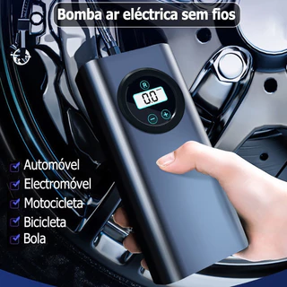 150PSI display digital bomba de ar elétrica sem fio pneu inflator motocicleta carro bicicleta compressor de ar portátil